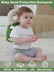 Anfrandce turtle design worn by toddler during play, safe movement.