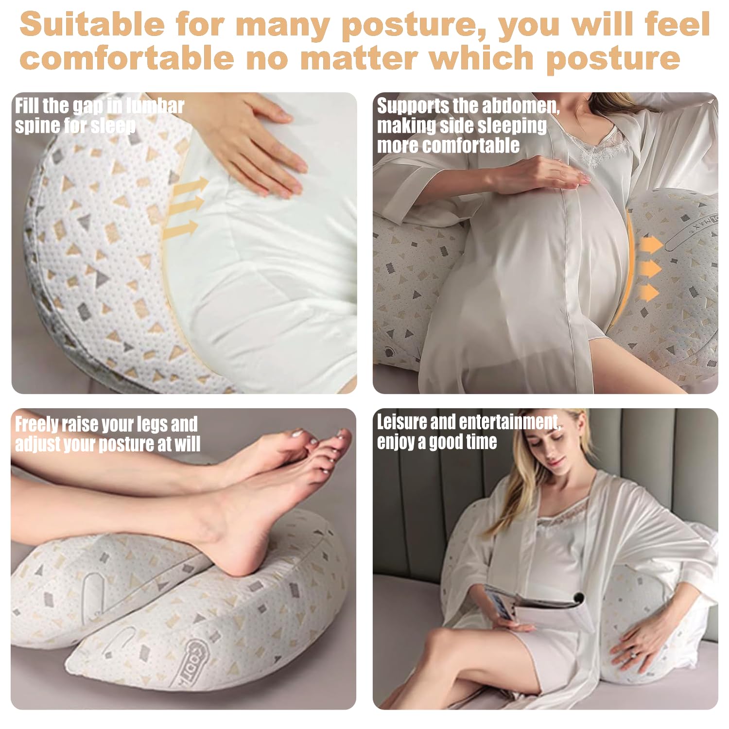 Anfrandce long-arm wraparound design offers cozy support.