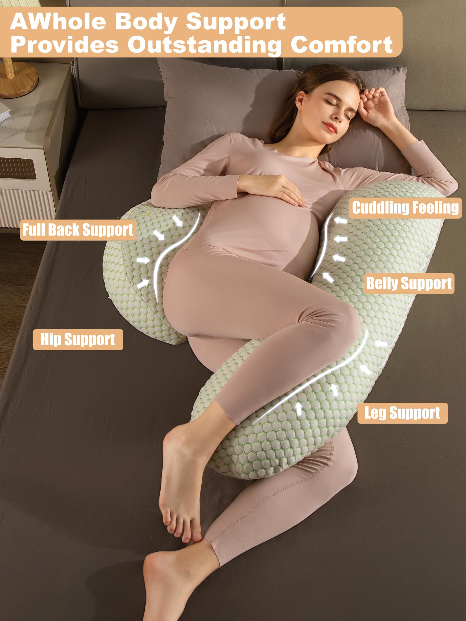 Anfrandce pillow with removable cover and easy machine washing.