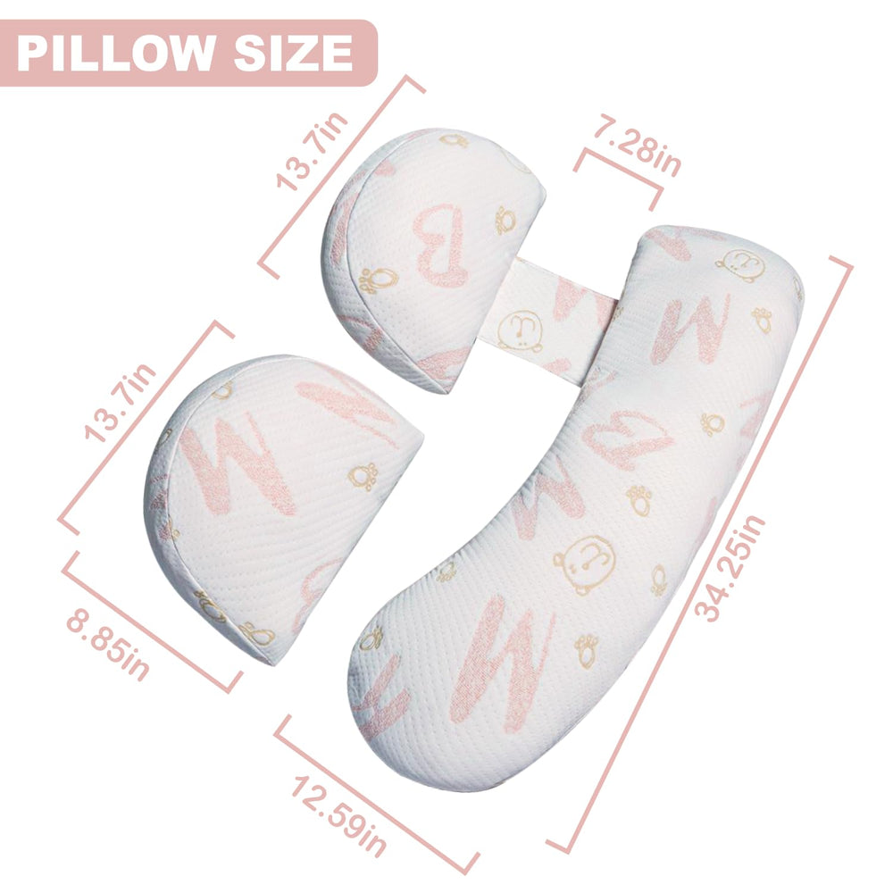 Anfrandce full-body pillow provides relief for back and leg fatigue
