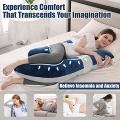 Anfrandce ergonomic curve supports the belly and spine during sleep