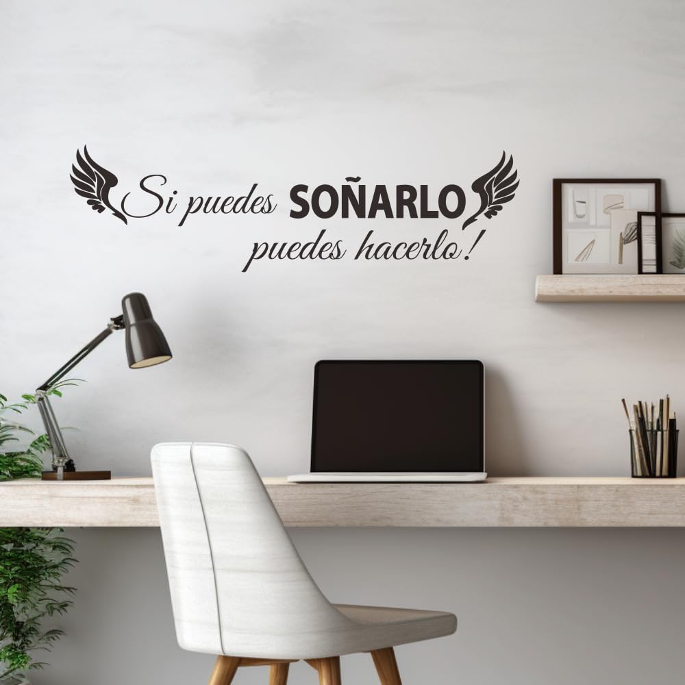ANFRJJI Dream Big wall decal with wings for kids rooms, boosting imagination
