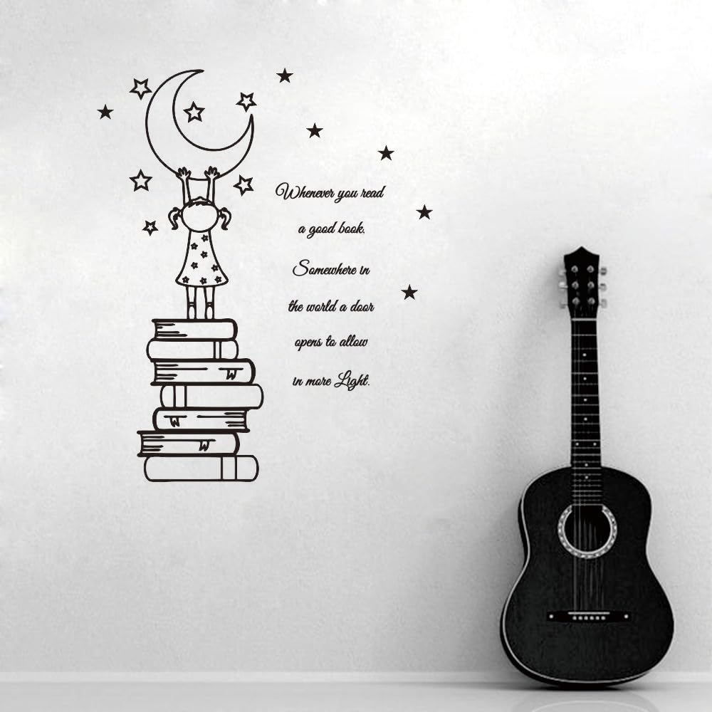 ANFRJJI Premium vinyl wall decal that adheres well to various surfaces.