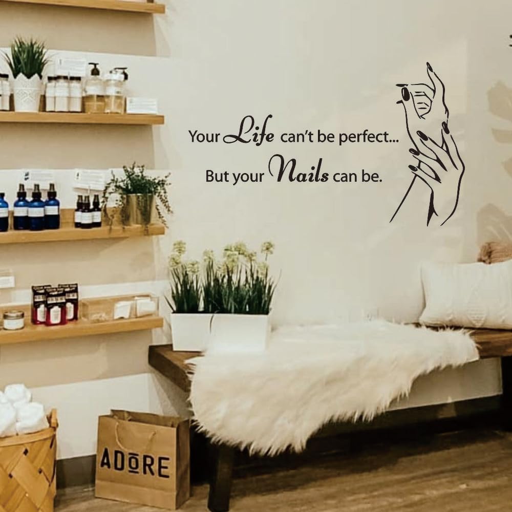 ANFRJJI versatile wall sticker set fits beauty studios or bedrooms