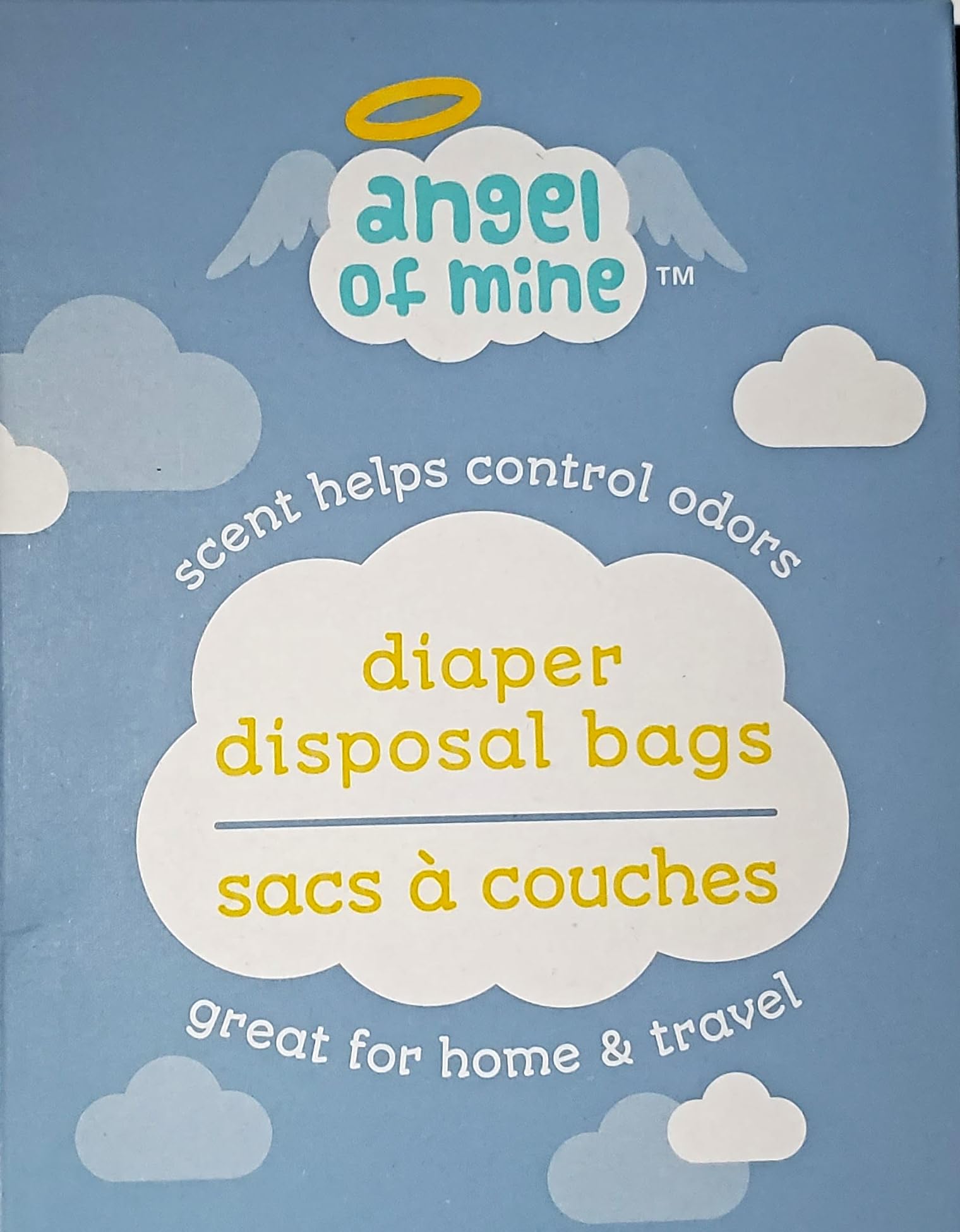 Angel of Mine sacks pictured for home and travel odor control