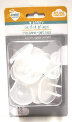 Angel of Mine outlet covers installed on a wall outlet prevent dust and curious fingers.