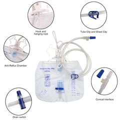 Angel Touch 48-inch drain tube shows flexible long drainage for patients