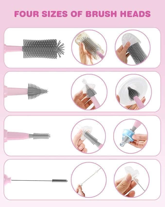 Angeland travel bottle cleaner case designed for cleaning on the go.