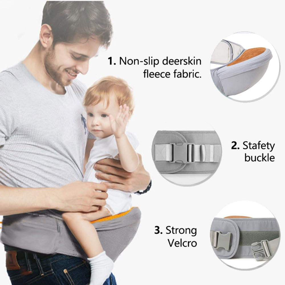 ANGELBB hip seat back view with adjustable belt and secure fastening