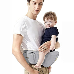 ANGELBB baby hip seat carrier front view for secure wear
