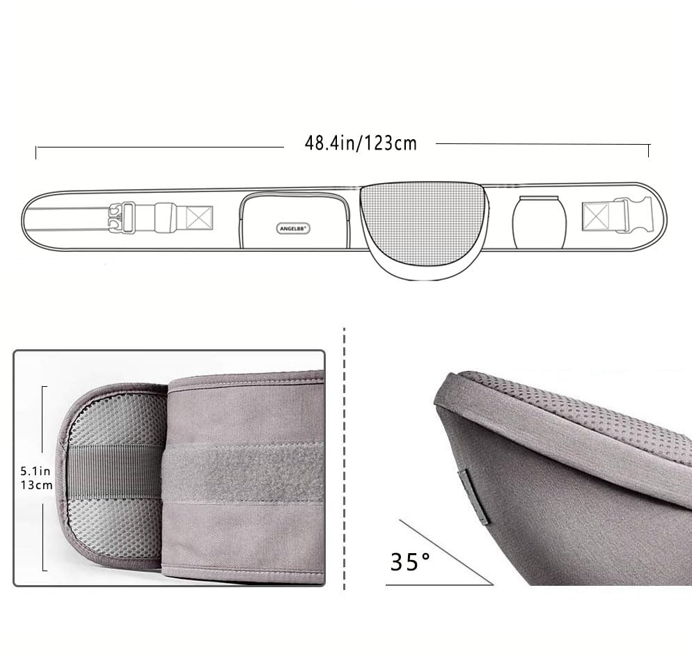 ANGELBB safety buckles and anti-slip features reinforce stable use