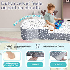 ANGELBECKE soft Dutch velvet stars pattern interior enhances snuggle comfort