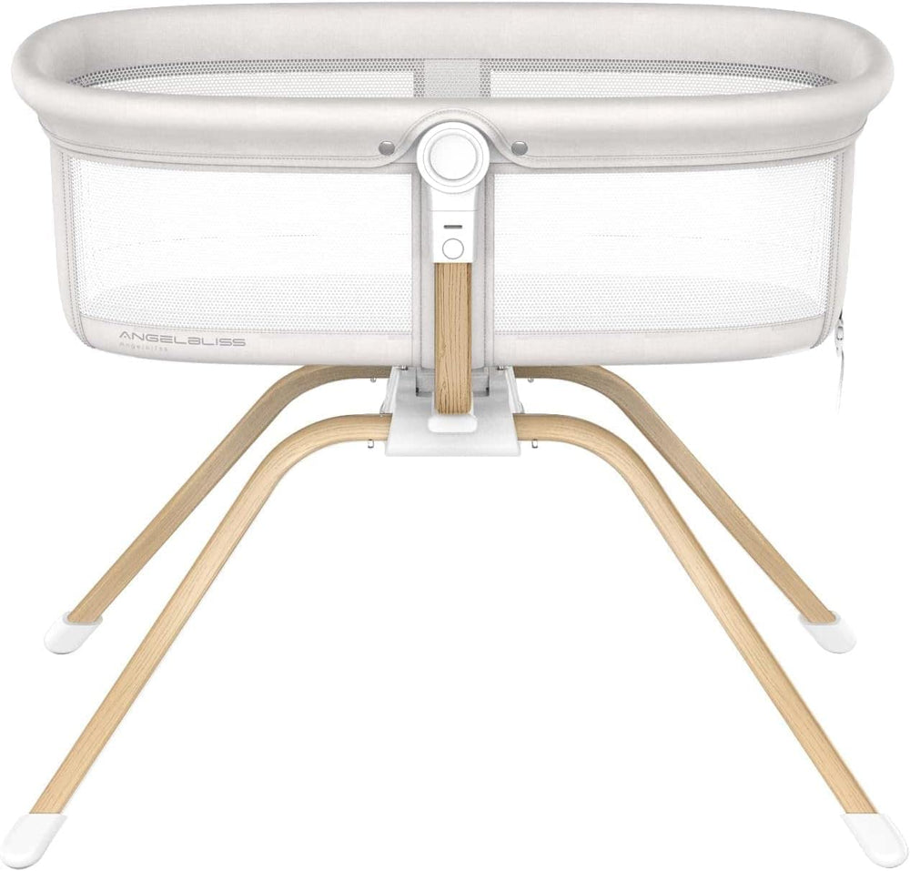 ANGELBLISS 3-in-1 bassinet bedside sleeper with compact design for safe newborn nights.