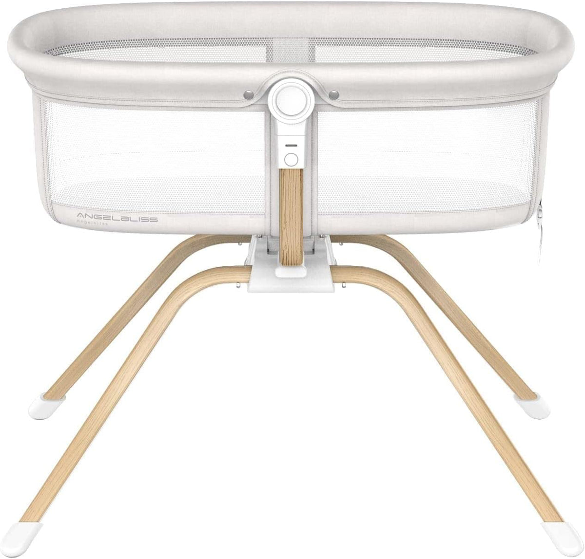 ANGELBLISS 3-in-1 bassinet bedside sleeper with compact design for safe newborn nights.