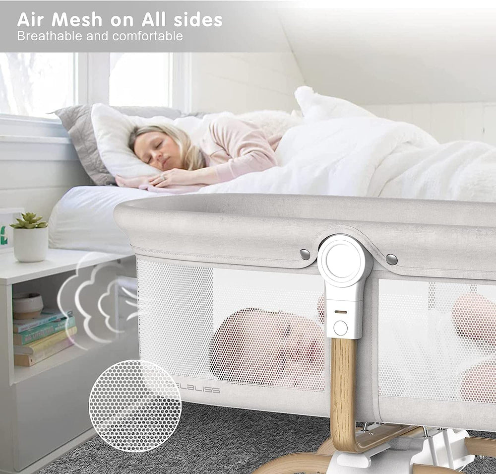 ANGELBLISS mesh-sided design improves airflow for relaxed breathing and comfort.