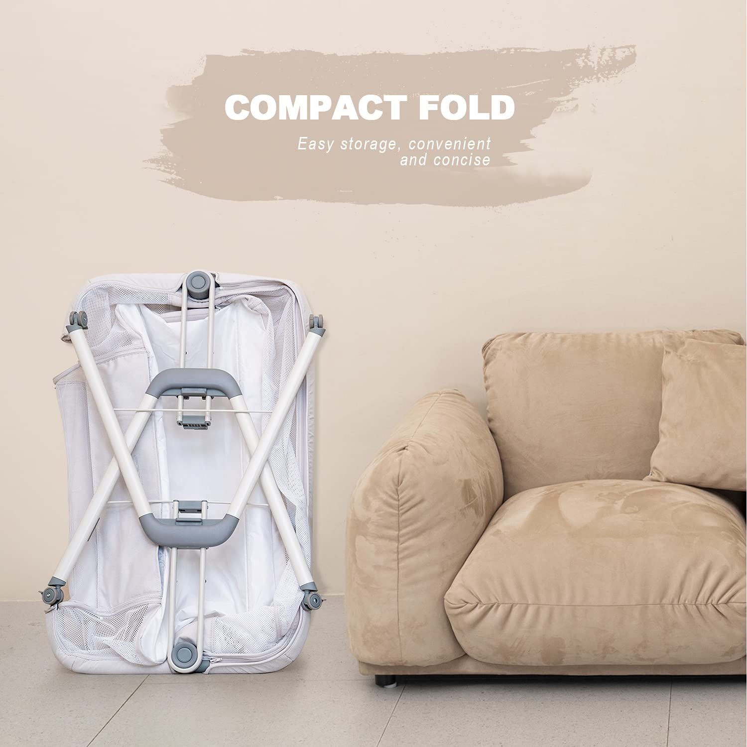 ANGELBLISS included mattress and detachable cover for easy cleaning
