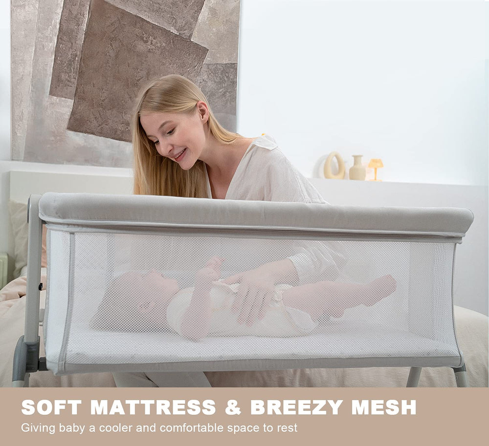 ANGELBLISS easy-access sidebar for quick baby reach and care