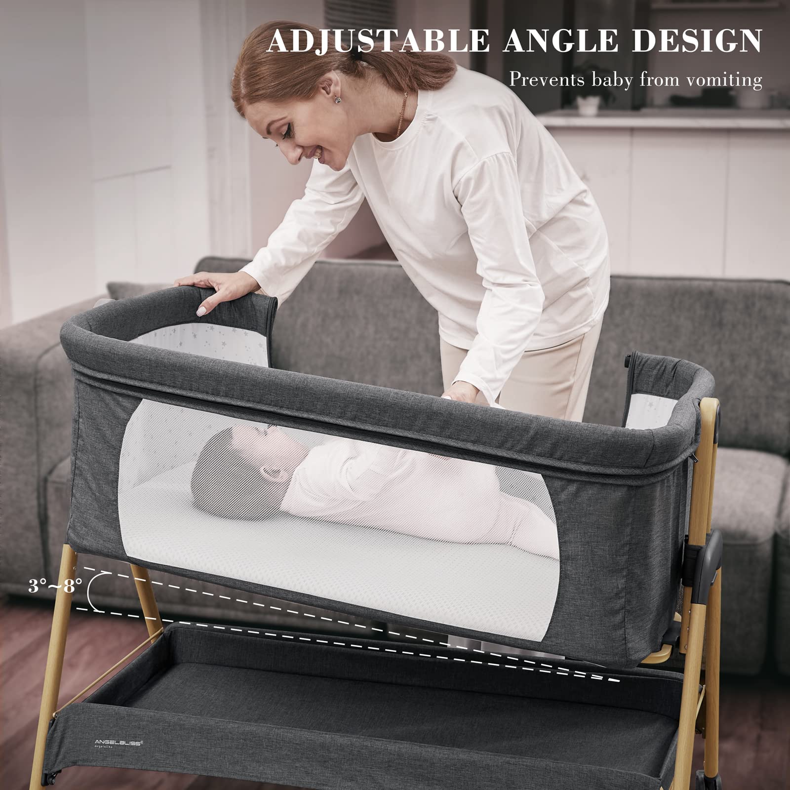 ANGELBLISS two-side mesh panels for ventilation and visibility