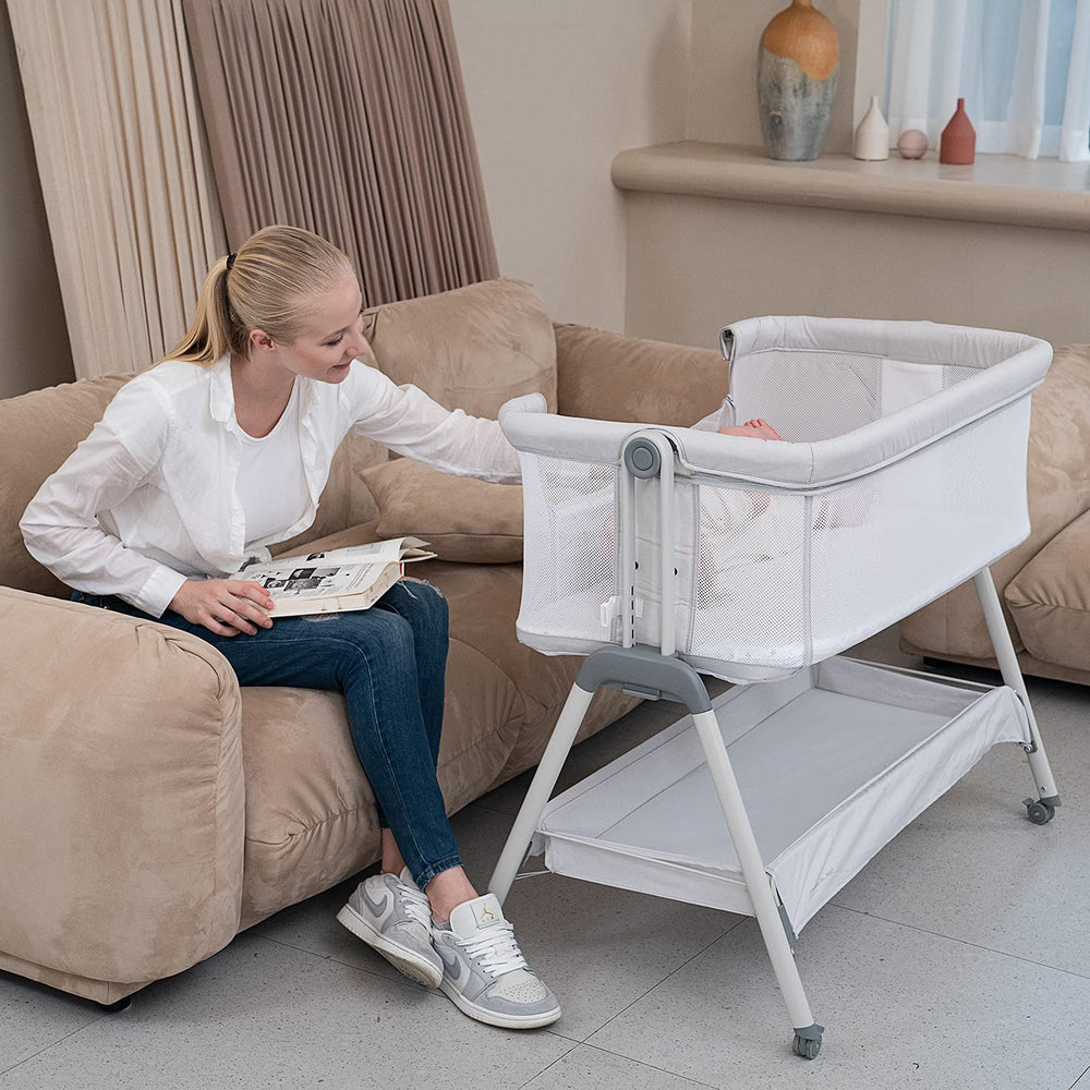 ANGELBLISS tilt mode enabling easy feeding access and soothing positioning