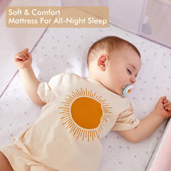 Angelbliss bassinet on wheels enables easy bedtime transitions