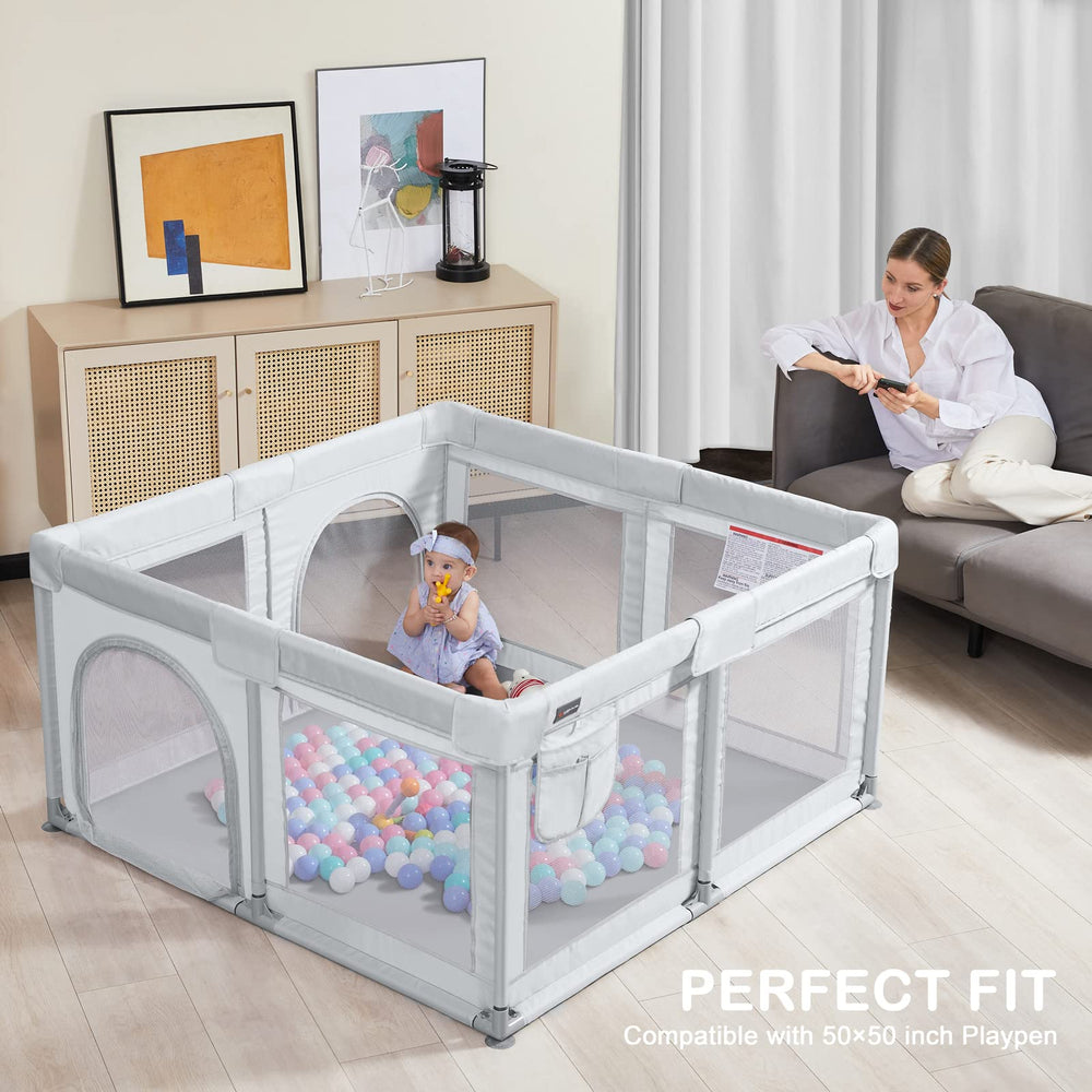 ANGELBLISS high-density foam provides a soft, supportive crawling surface