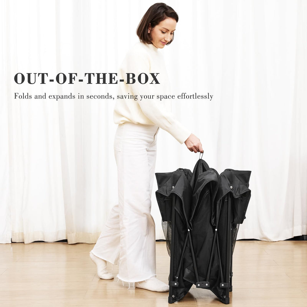 ANGELBLISS 360-degree mesh walls allow clear supervision and airflow.