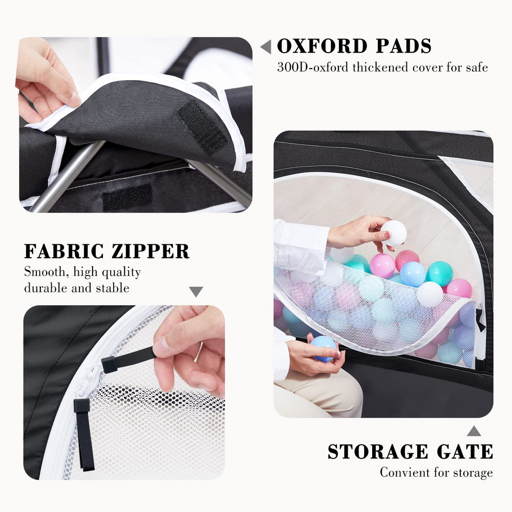 ANGELBLISS playpen includes two handles for easy transport