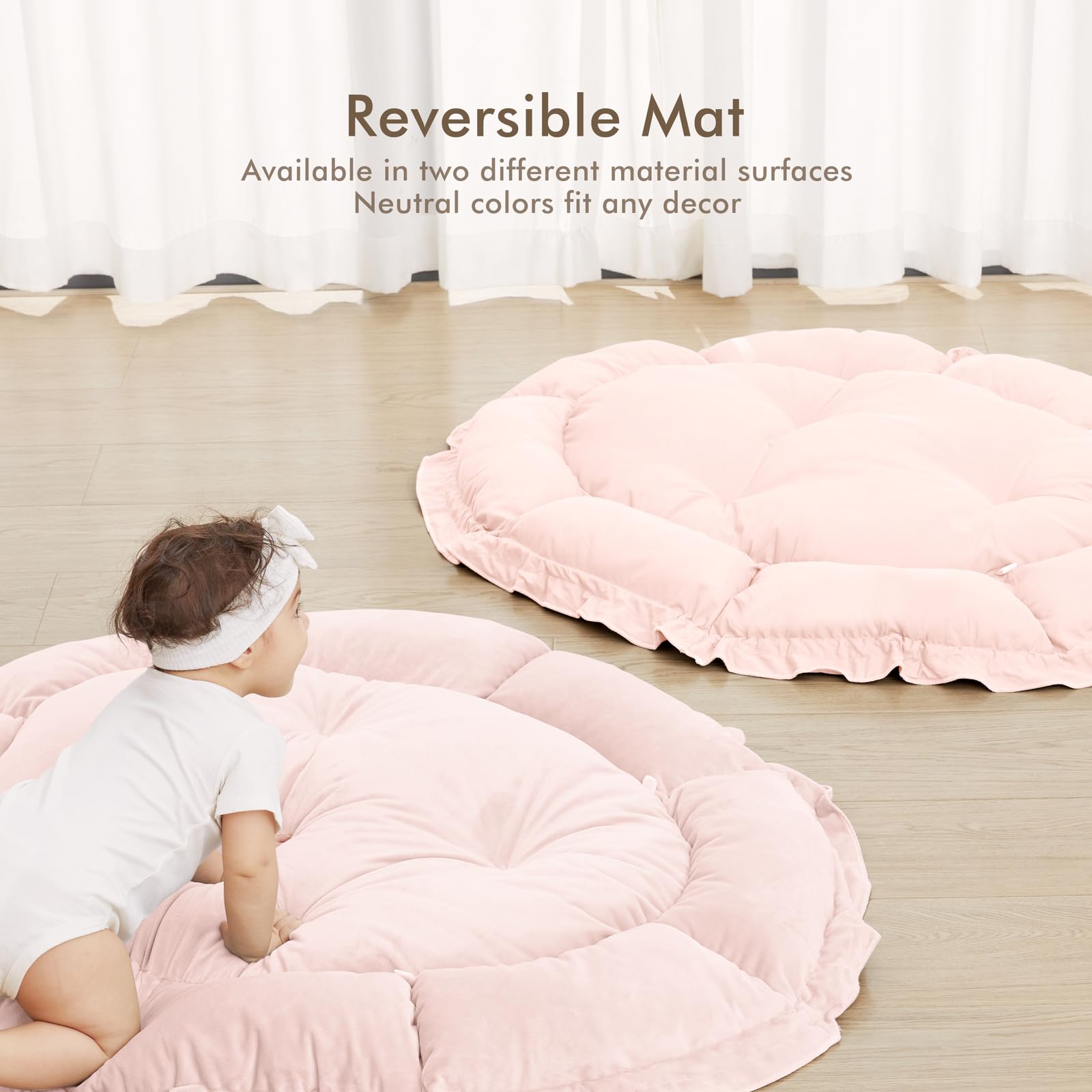 ANGELBLISS plush surface is easy to clean and maintain.