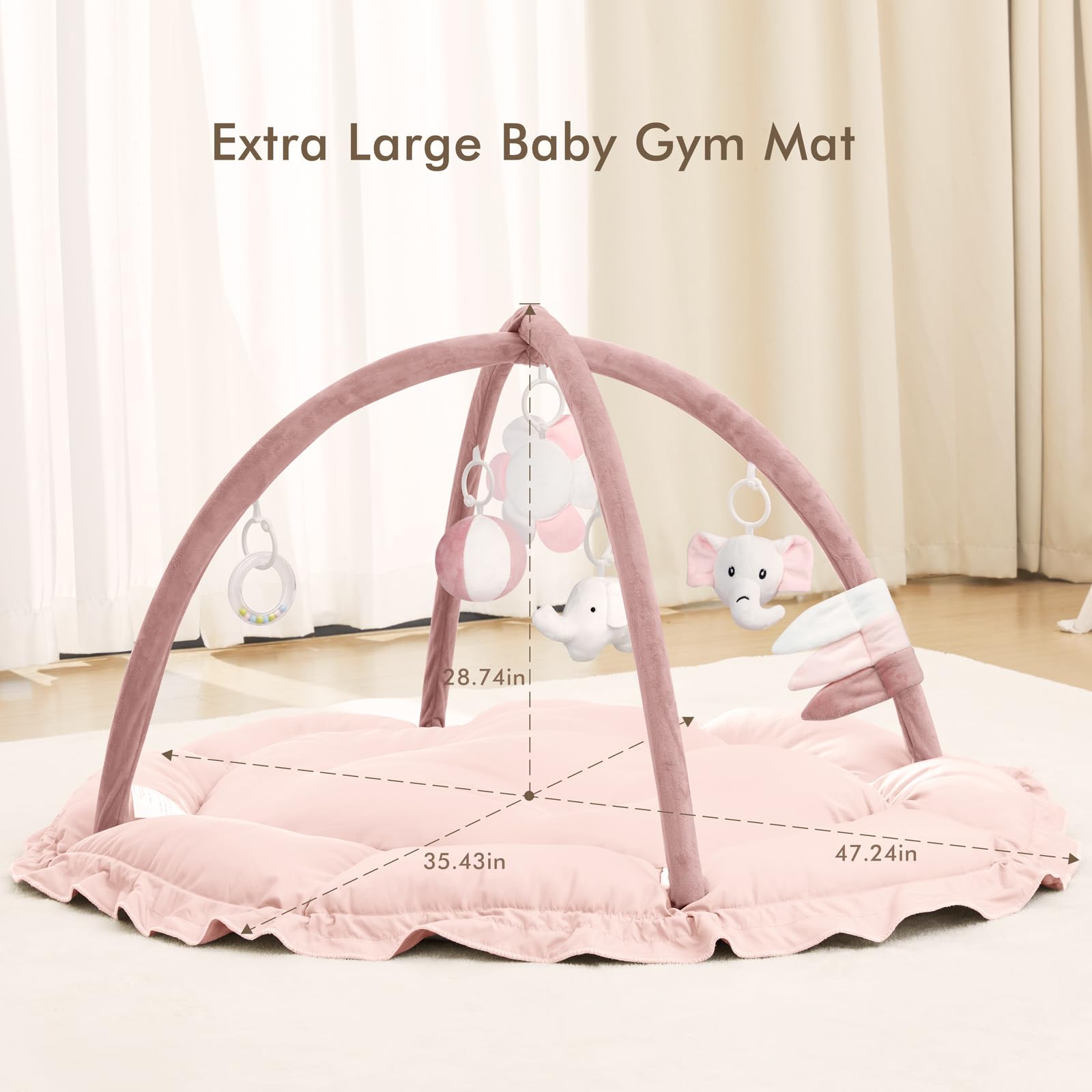 ANGELBLISS portable design enables easy setup and transport for play anywhere.