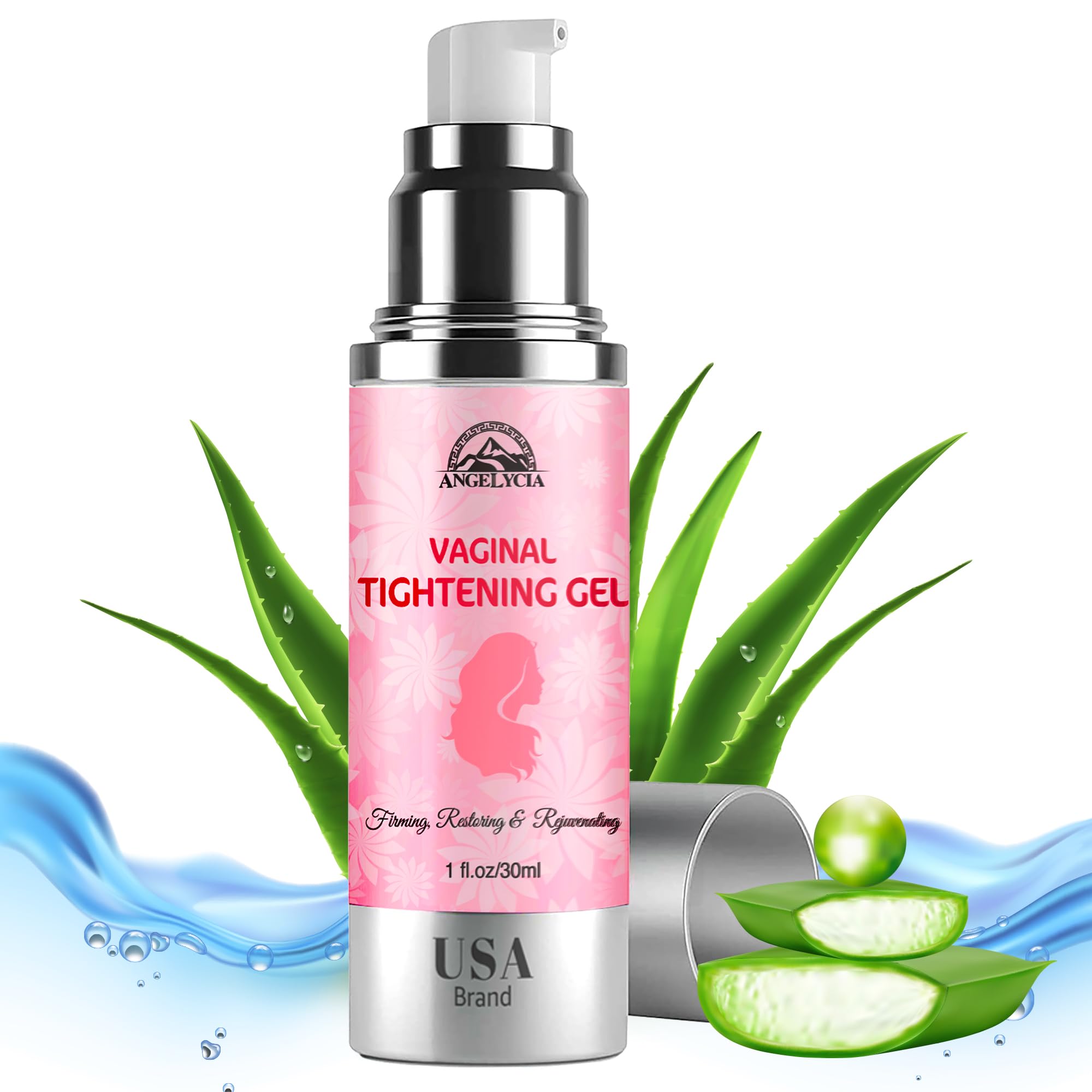 ANGELYCIA Vaginal Tightening Balm application demonstrates quick absorption and soothing texture.
