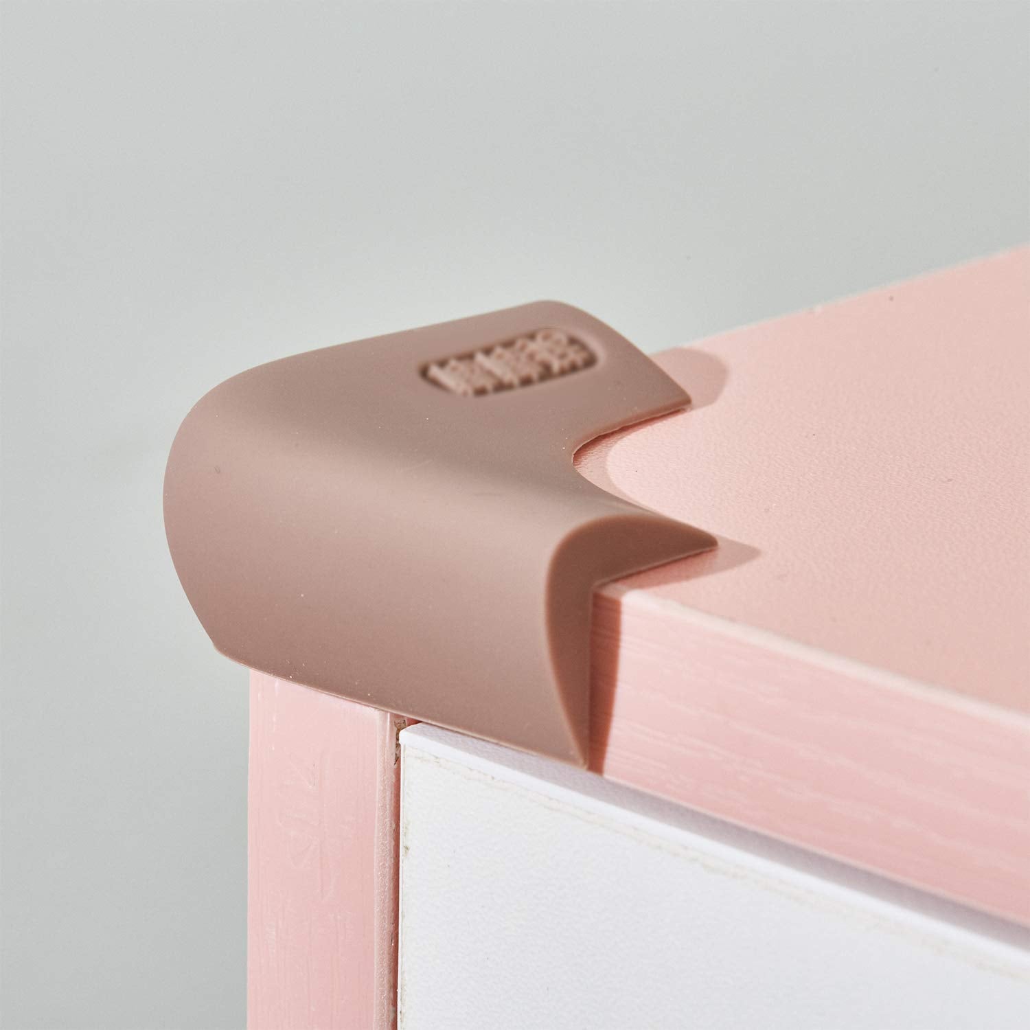 Angloria food-grade silicone corner protector for coffee four-pack guards furniture edges safely.