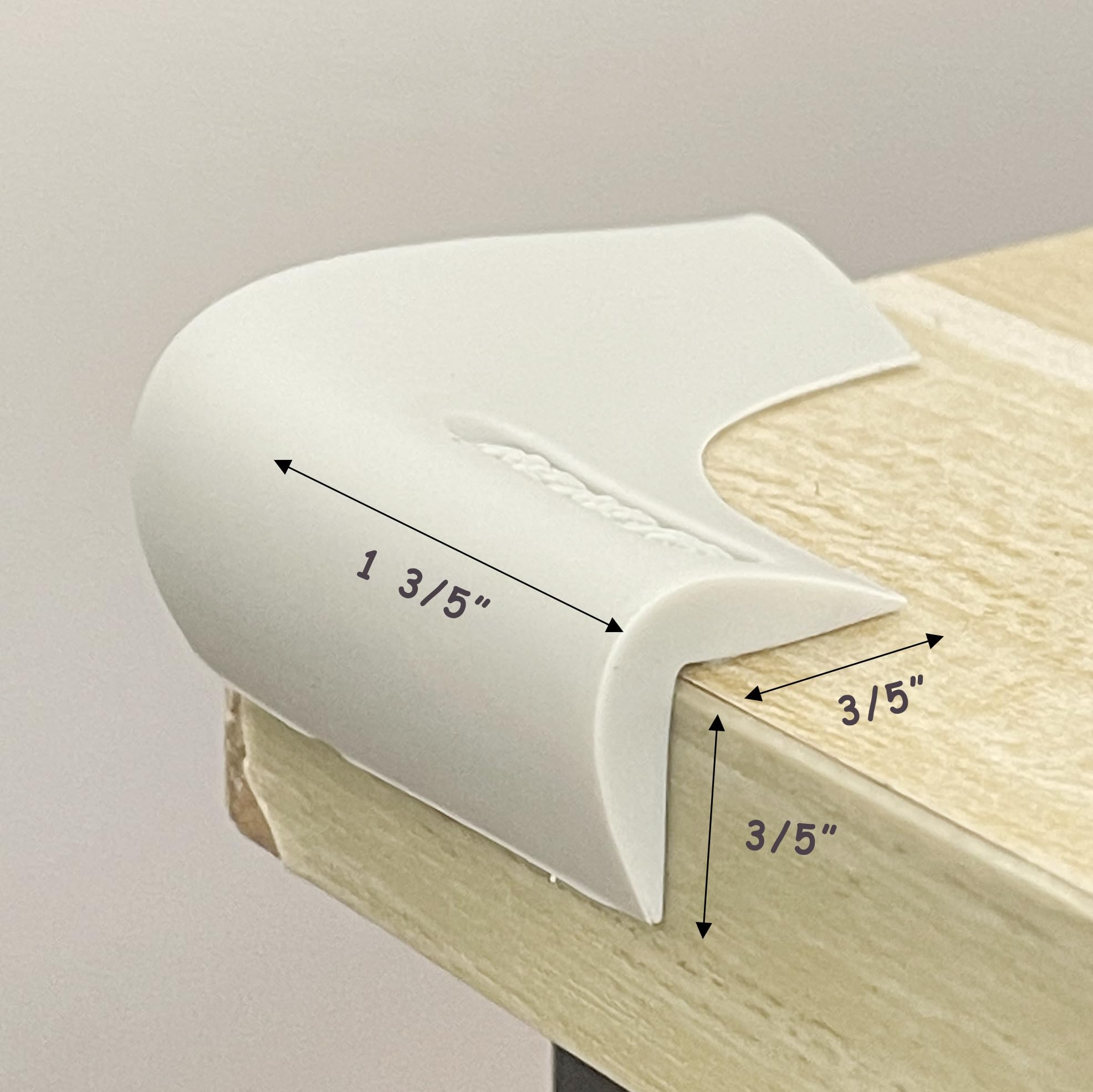 Angloria furniture-friendly corner protectors prevent wall and furniture contact safely.