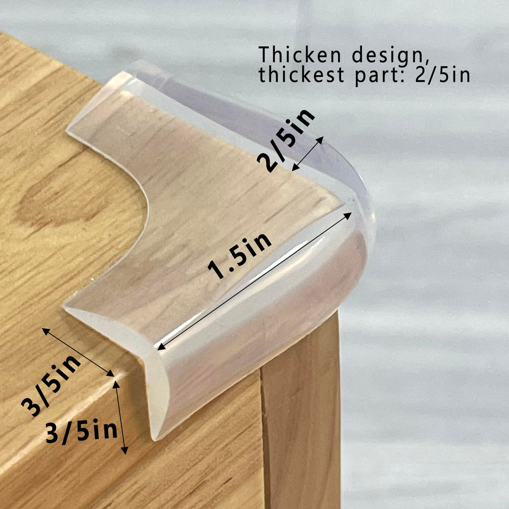 Angloria corner protectors soft cushion for kid-friendly table edge safety