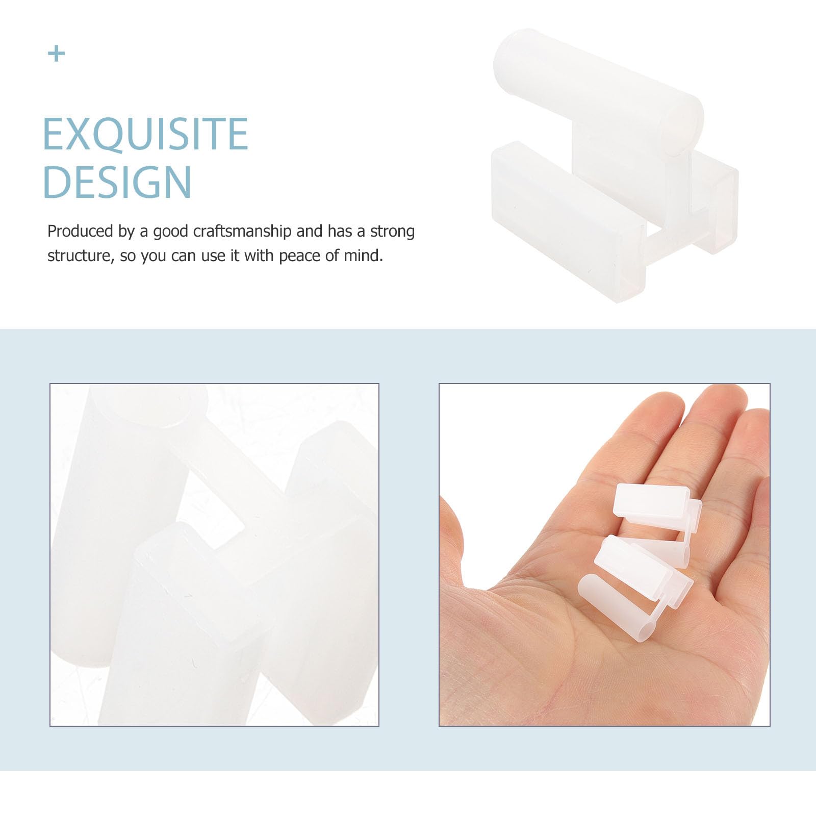 Angoily 100-piece pack provides broad outlet protection.