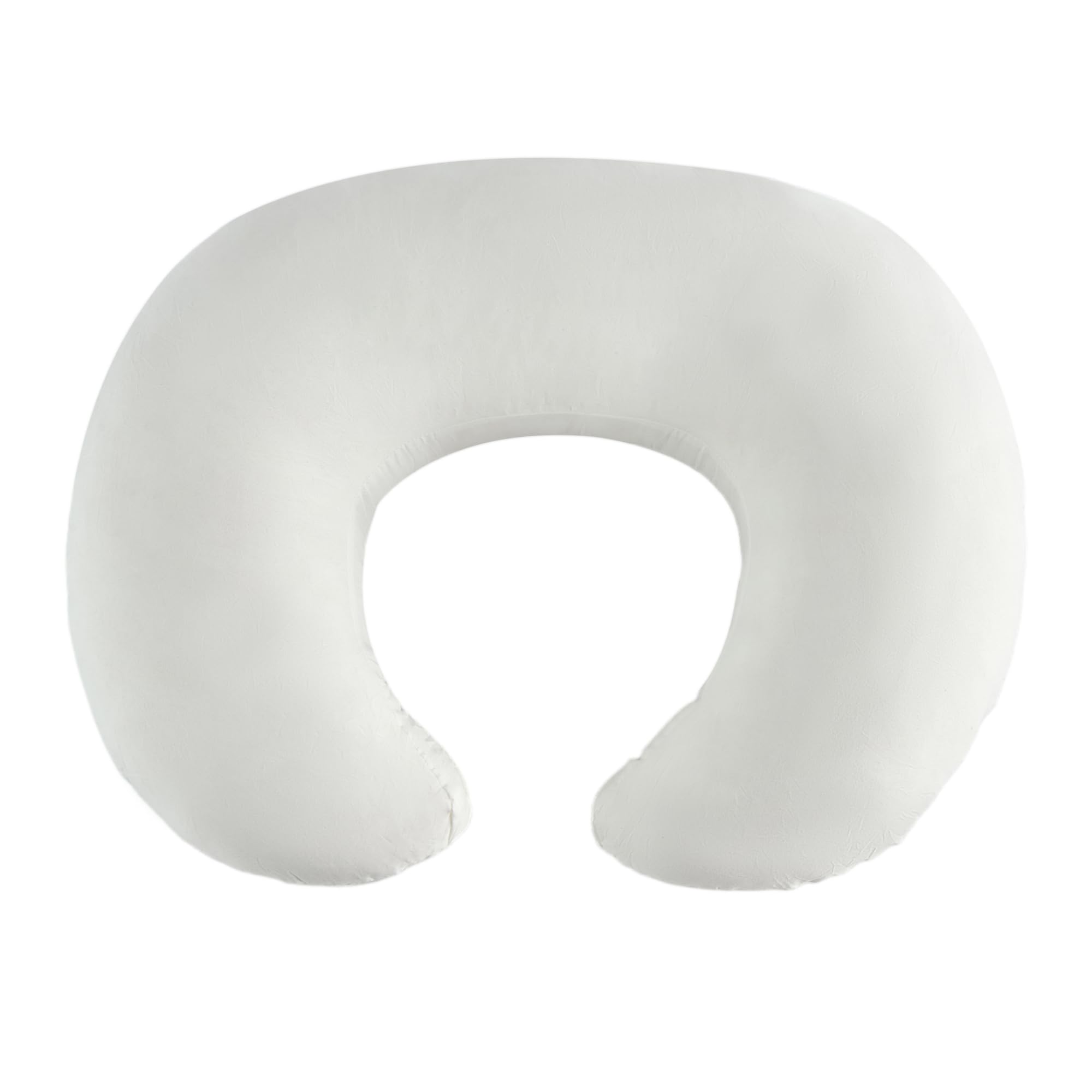 ANHEBEIBEI nursing pillow side view illustrating elevated feeding height for comfort.