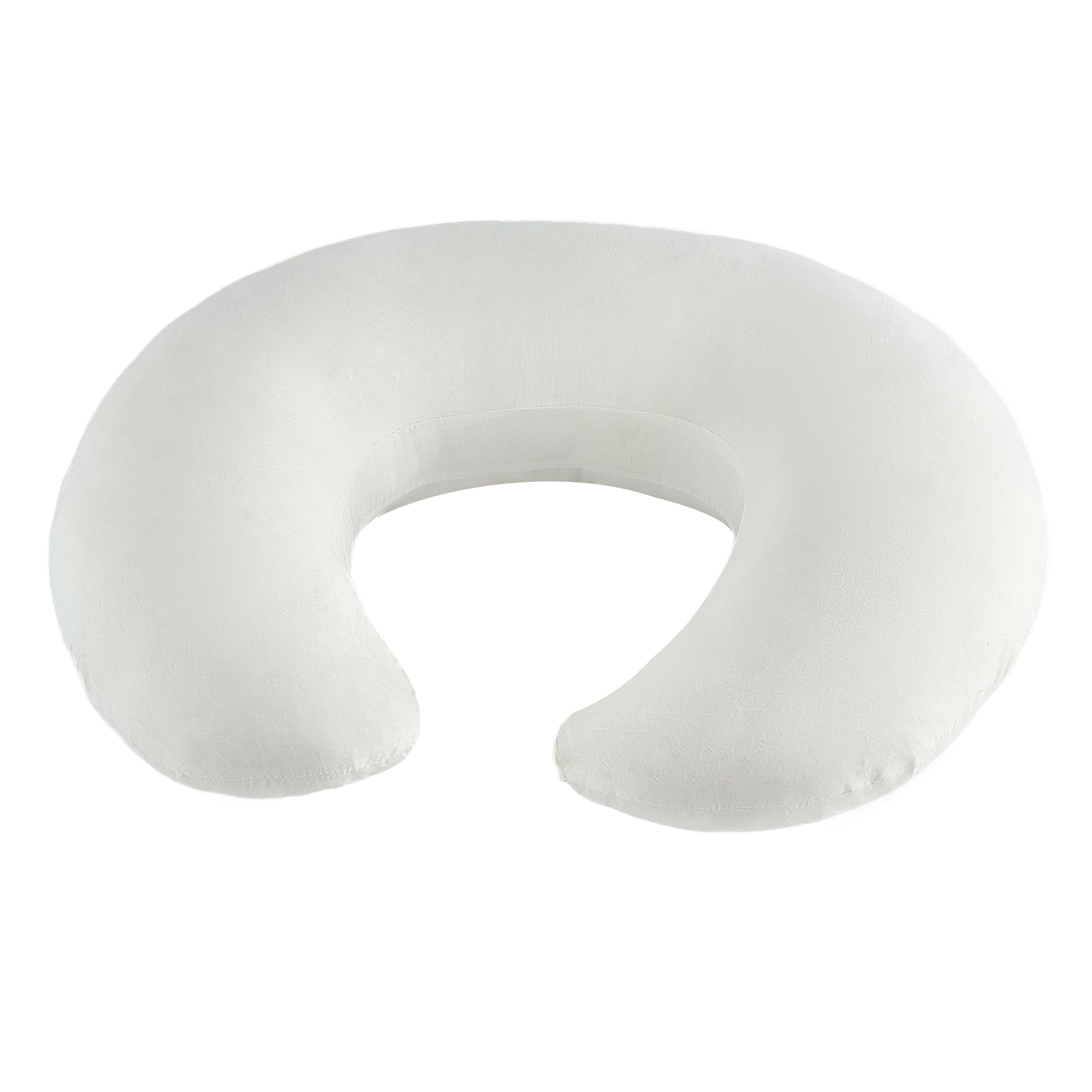 ANHEBEIBEI nursing pillow close-up of hypoallergenic fill for gentle support.