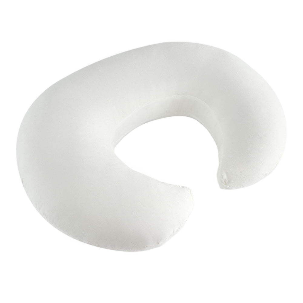 ANHEBEIBEI nursing pillow with zipper cover for quick changes during feeds.