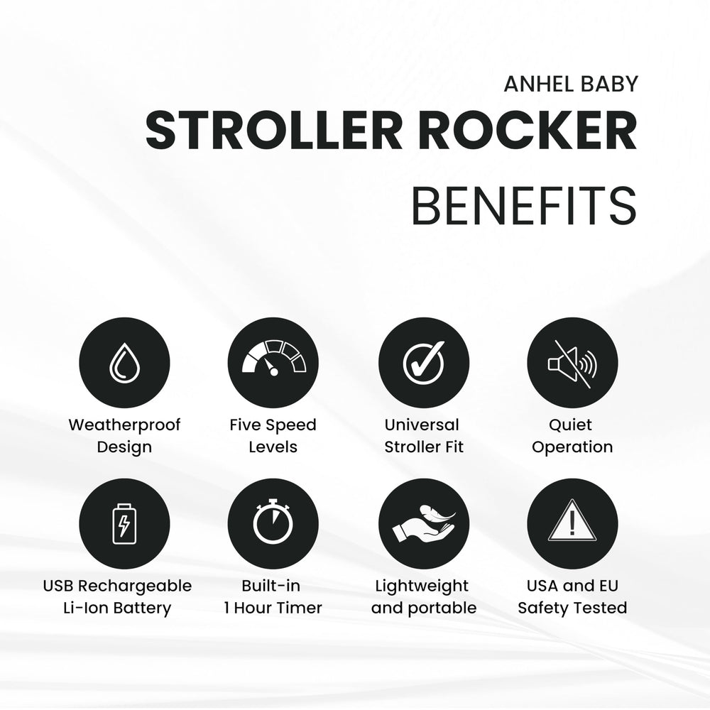 ANHEL built-in timer helps conserve battery while giving parents predictable nap breaks.
