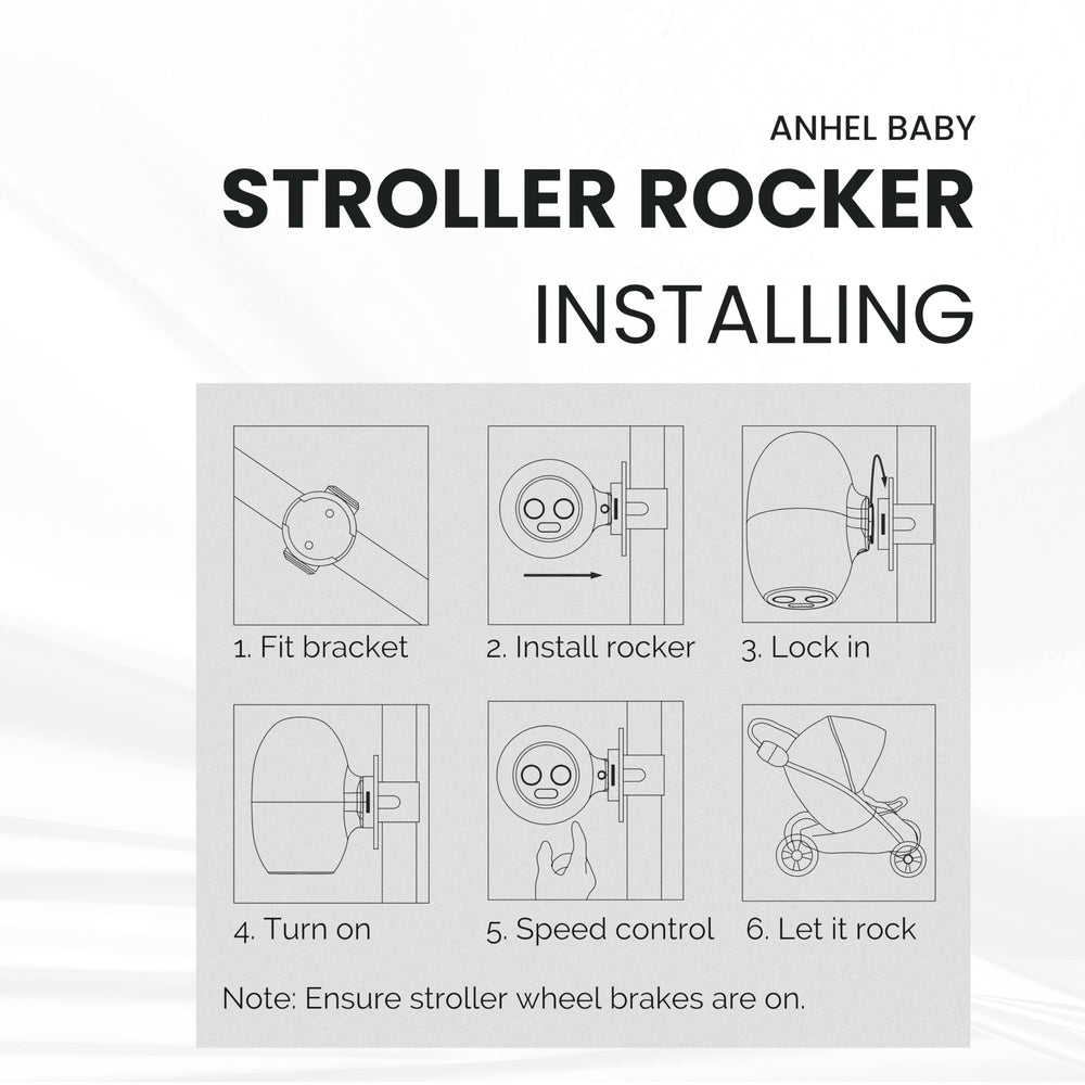 ANHEL sleek matte finish blends with most prams for stylish travel.