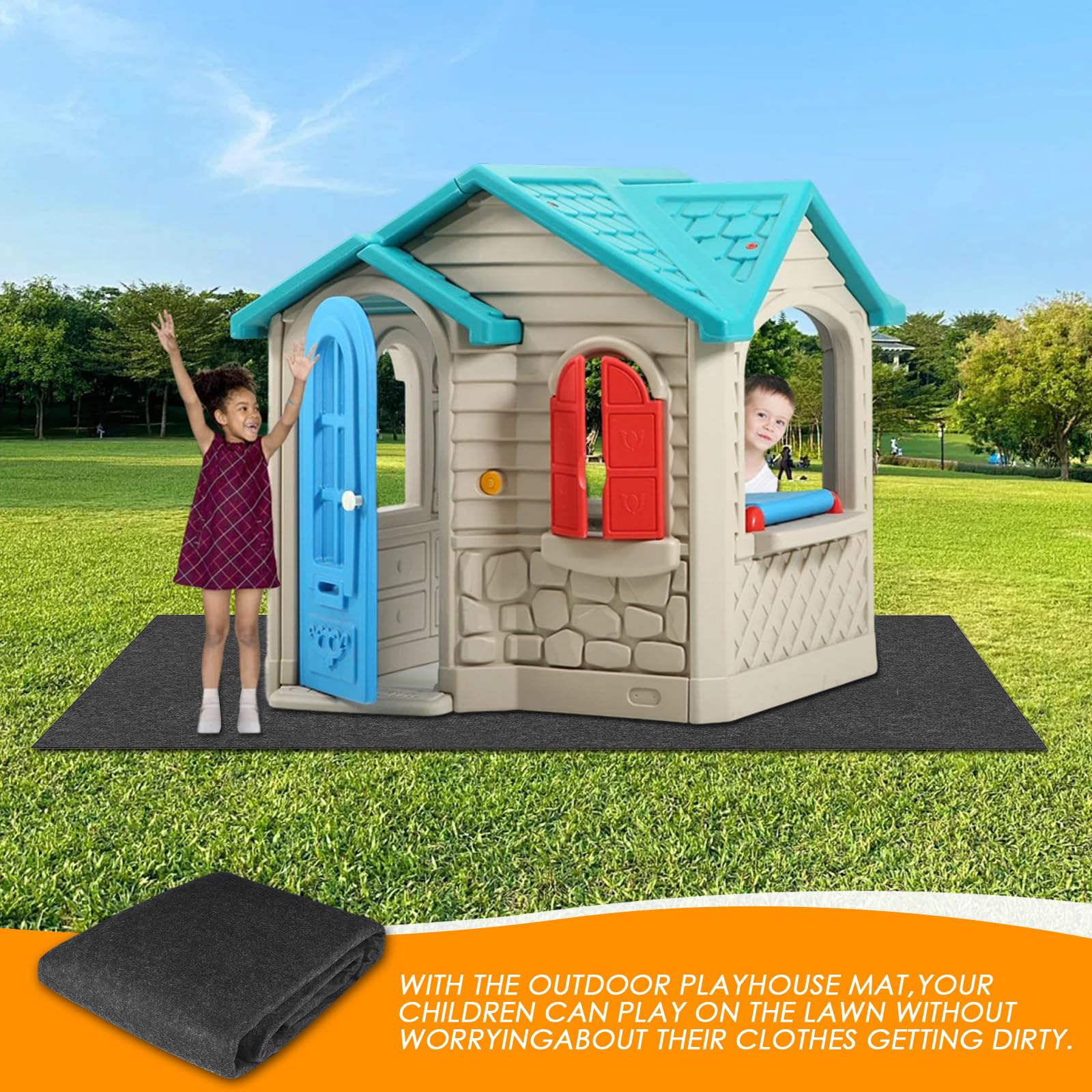 Anicuta waterproof, stain-resistant surface cleans easily after spills.