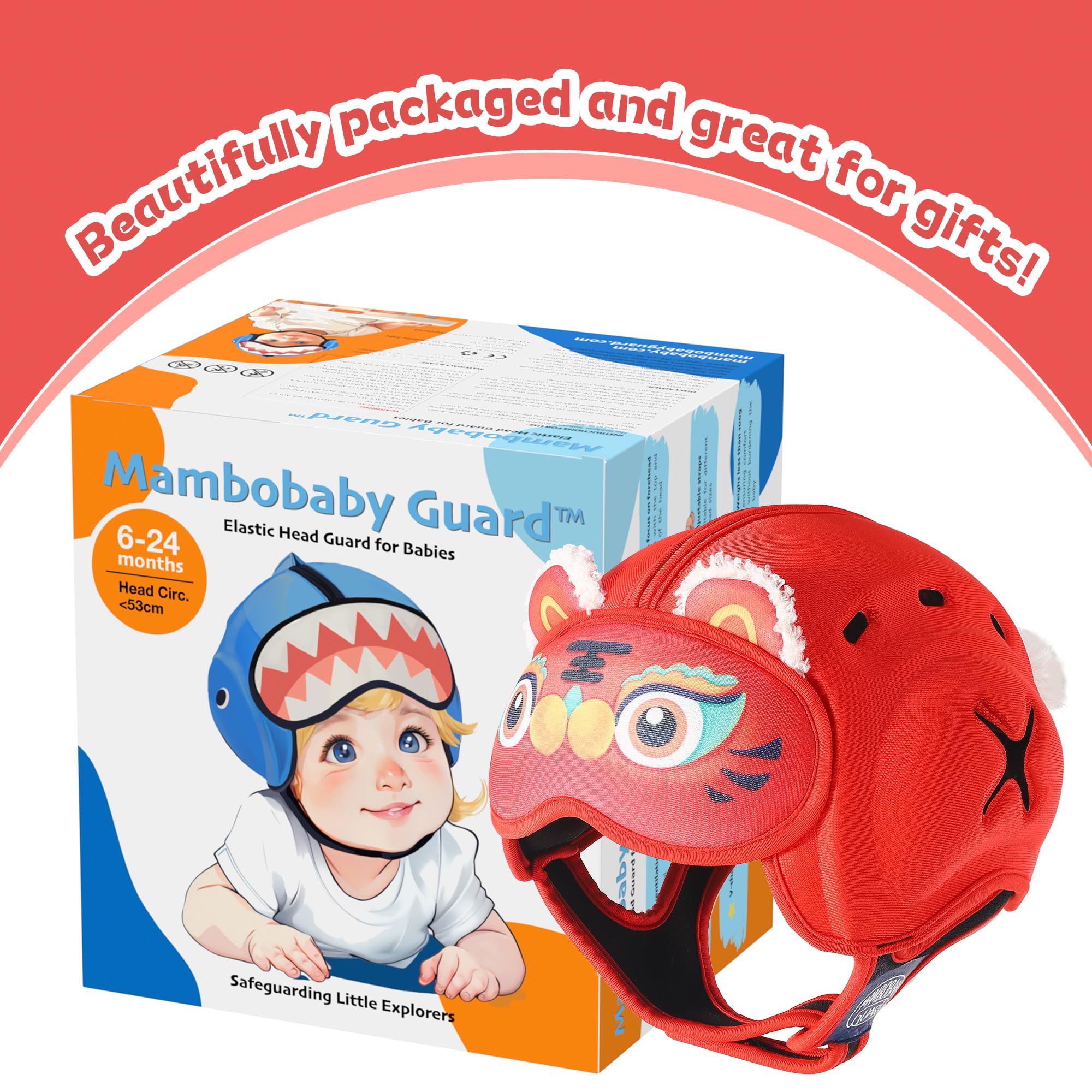 AnjeeIOT gift-ready baby helmet suitable for holidays and baby showers