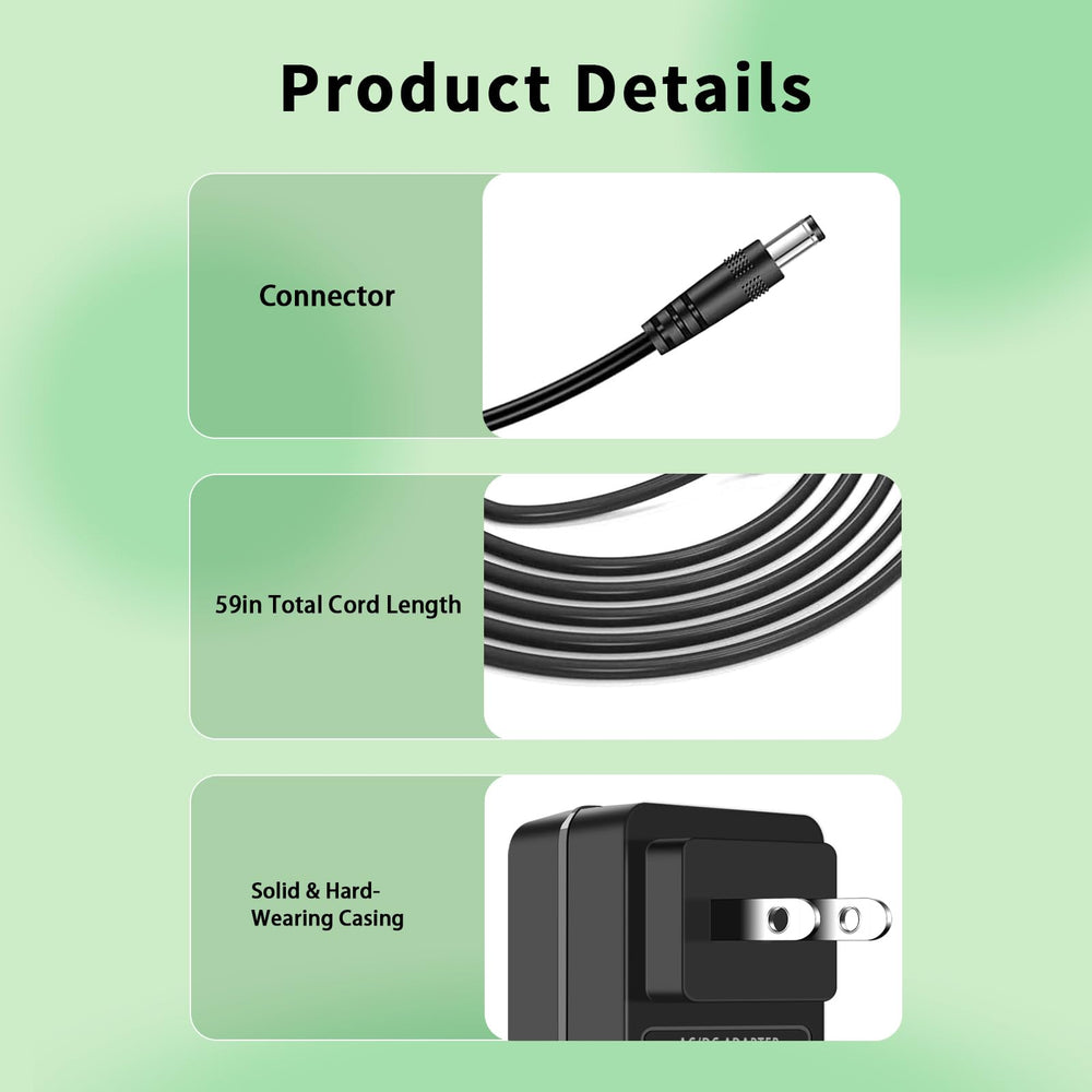 ANKS adapter compatible with Graco SweetPeace for steady power.