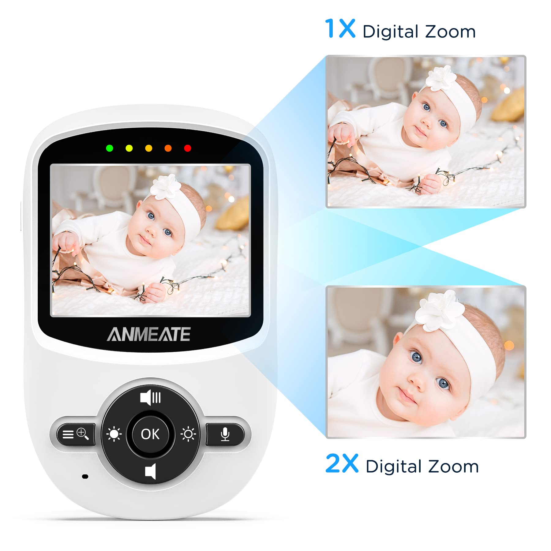 ANMEATE temperature monitor helps you gauge room conditions for comfort