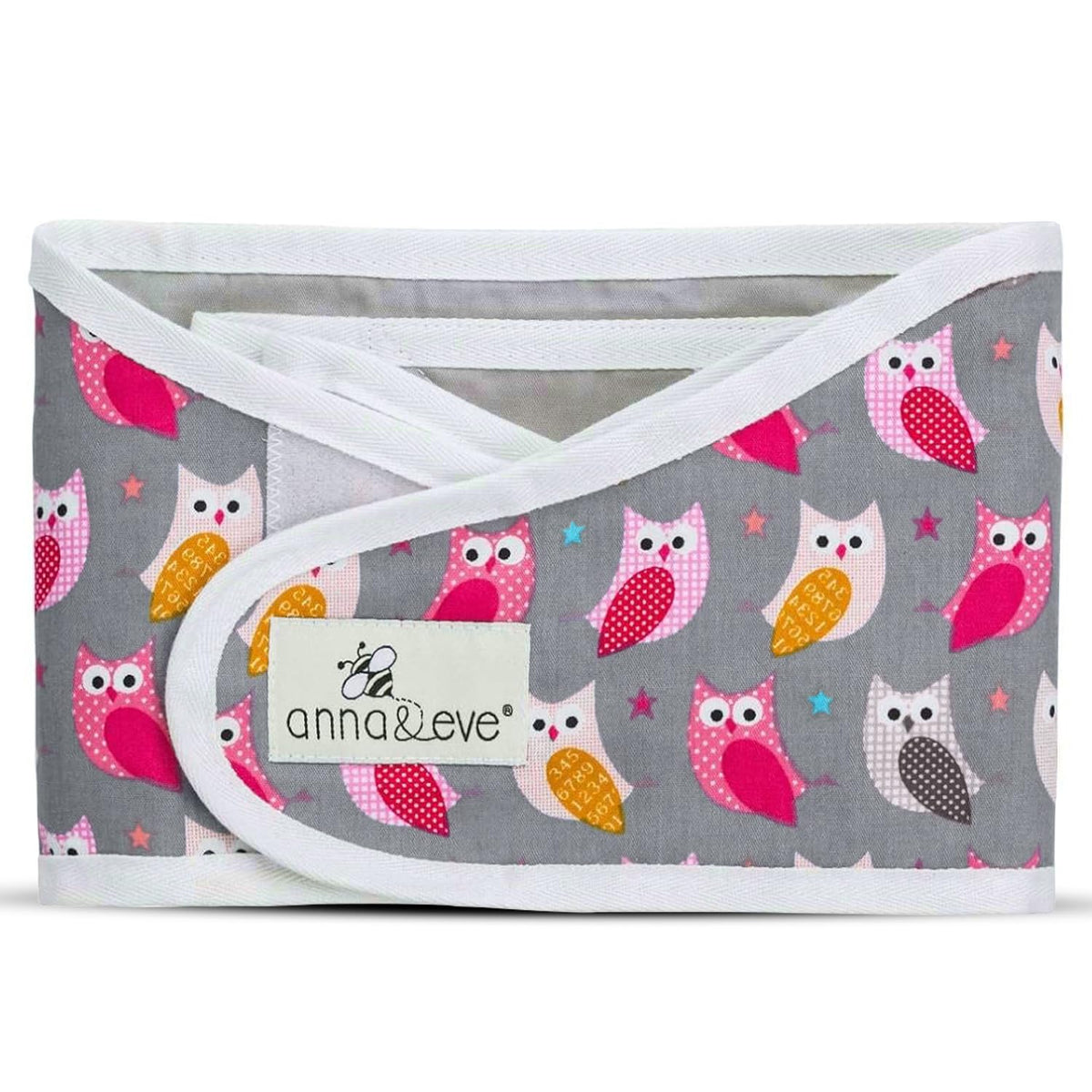 Anna and Eve baby swaddle strap arms-only keeps arms secure for relaxed naps.