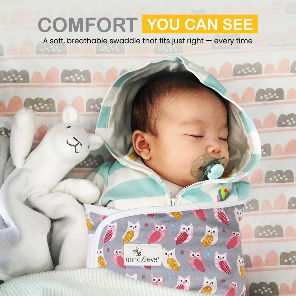 Anna and Eve no overheating design minimizes bulk while keeping baby comfortable.