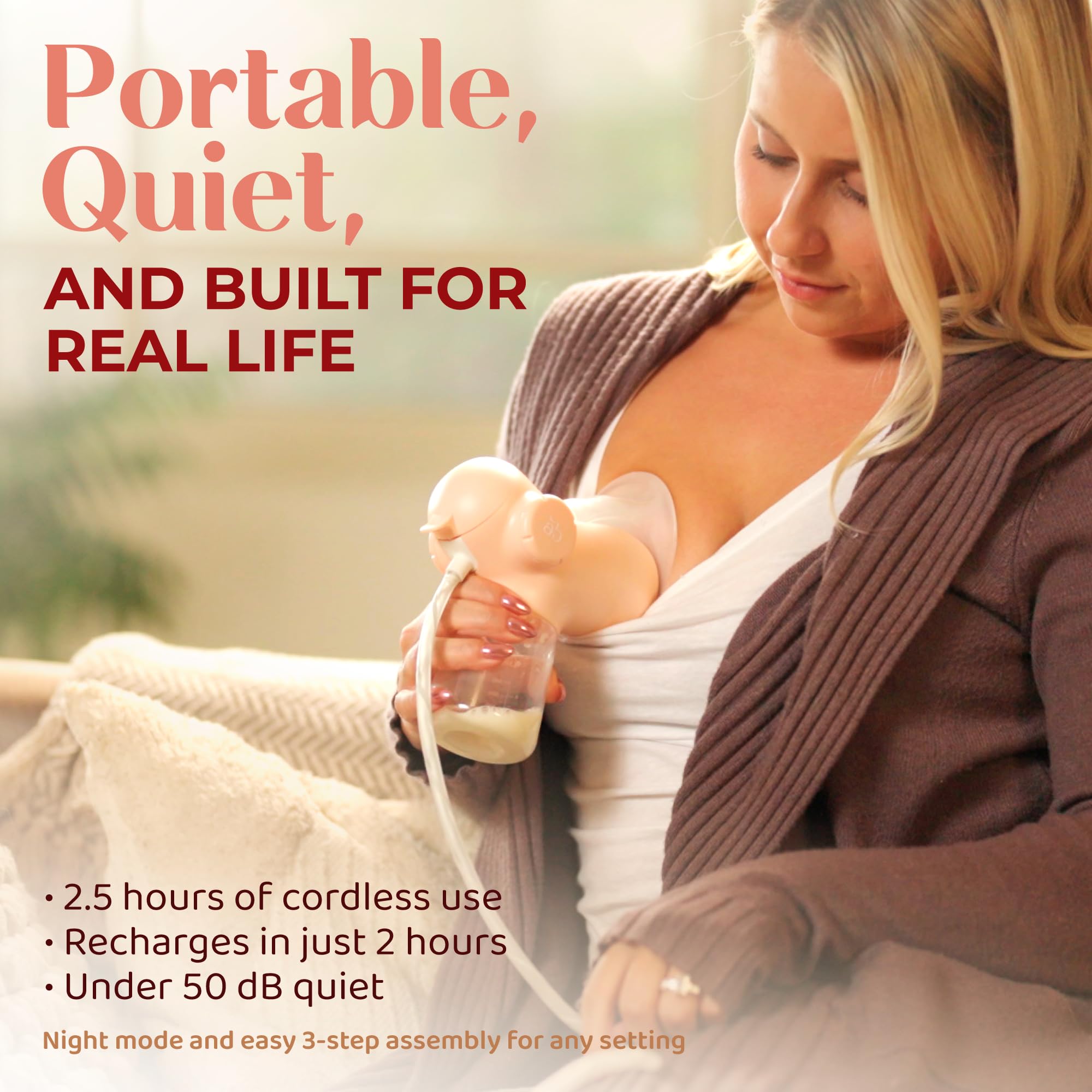Complete Annabella set with BPA-free bottles for easy cleanup