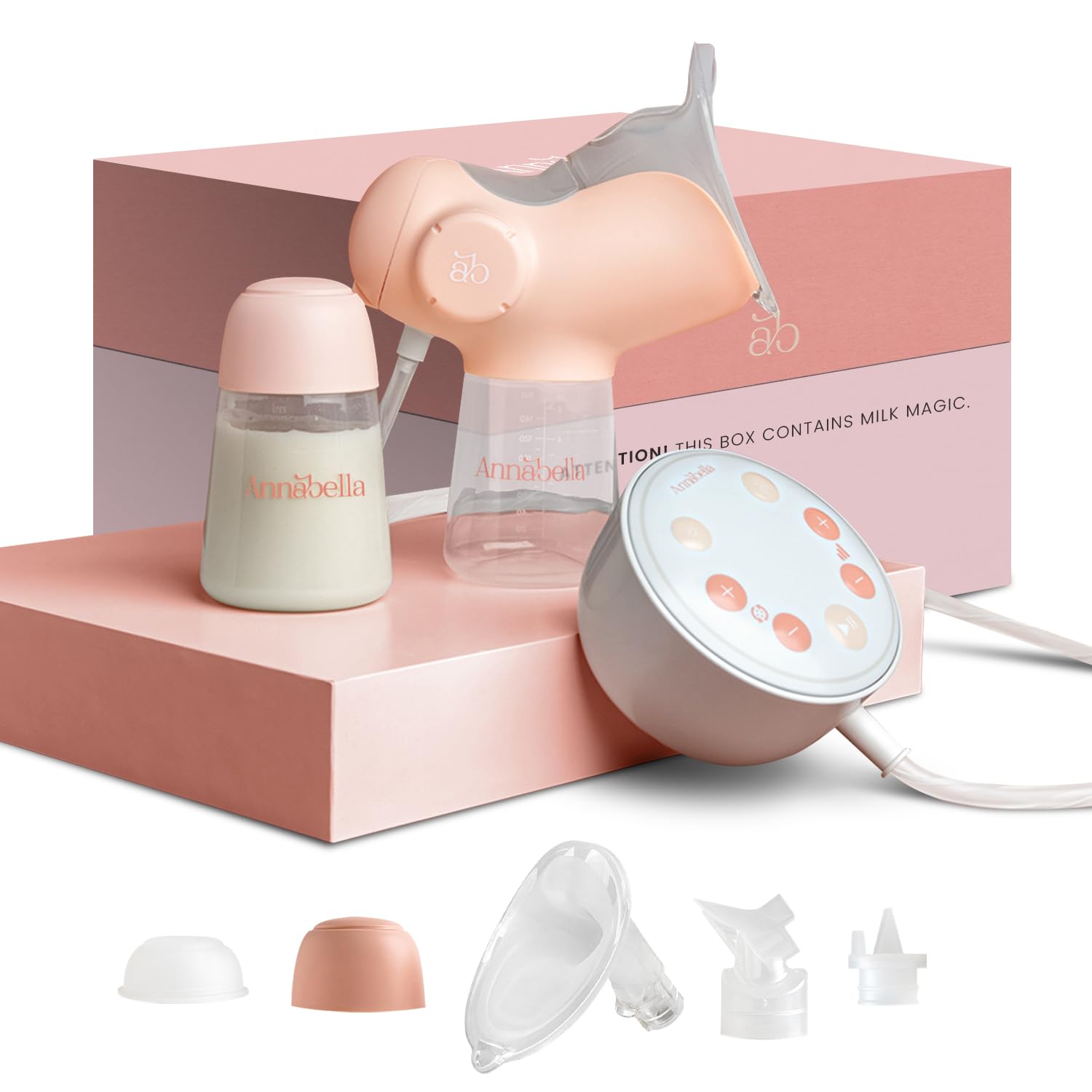 Annabella electric breast pump with tongue-simulation for smoother milk expression