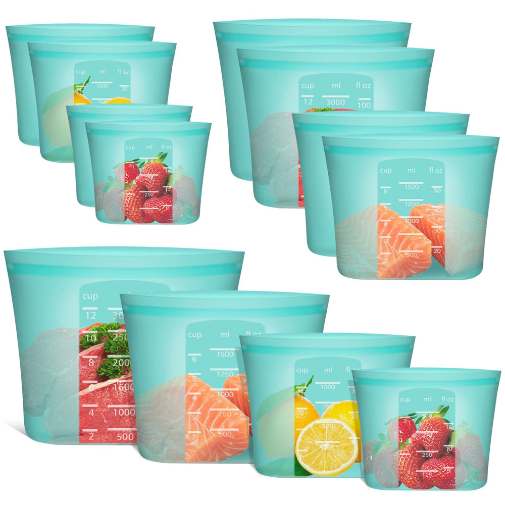 Annaklin extra-large 0.8 gallon silicone bag for bulk storage.