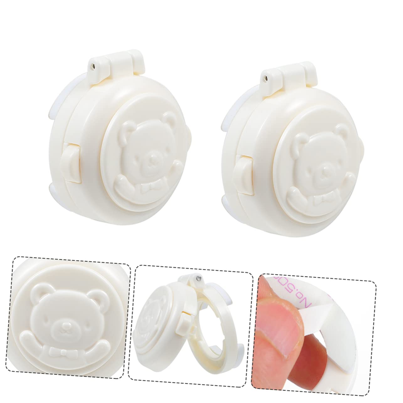 Anneome adhesive back installs quickly on smooth surfaces with no tools