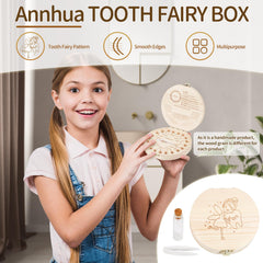 Annhua Tooth Fairy Holder interior shows 21-hole layout for baby teeth.